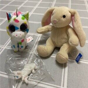 Mini Gifts McDonalds Build A Bear Bunny Rabbit TY Beanie Boos Unicorn Fairy Cat